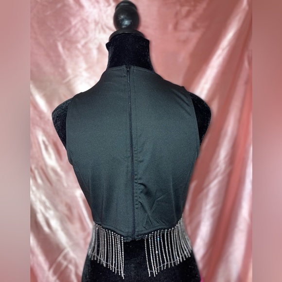 Black Rhinestone Top - Picture 3 of 3